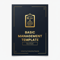 Basic Management Template digital guide cover